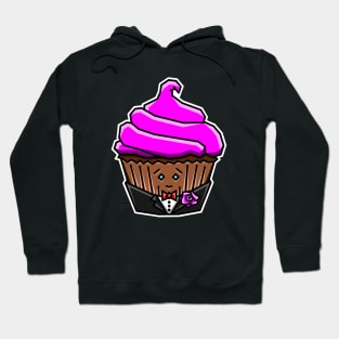 Cute Chocolate Cupcake in a Tuxedo with Pink Icing Gift - Cupcake Hoodie